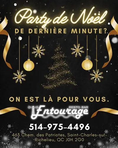 Image Ã©vÃ©nement Entourage Resto Bar