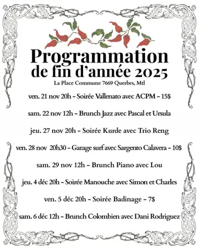 Image event Café La Place Commune