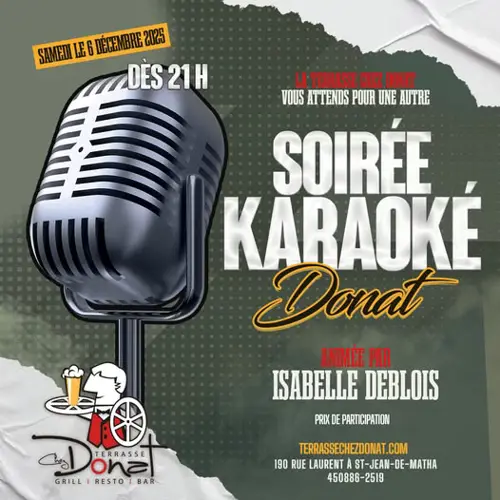 Image Ã©vÃ©nement Terrasse chez Donat