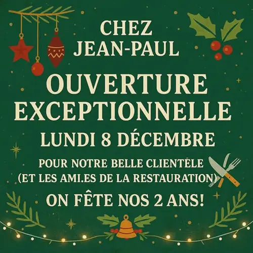 Image Ã©vÃ©nement Restaurant Chez Jean-Paul