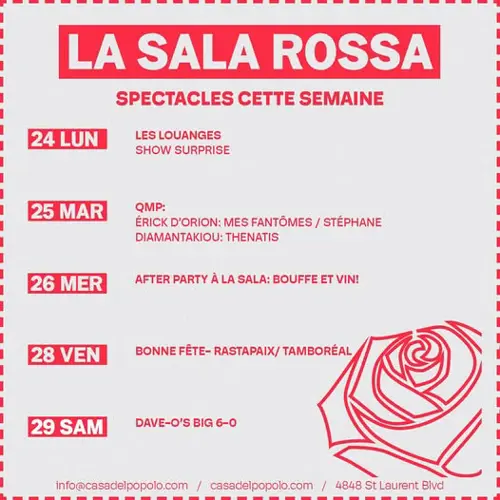 Image Ã©vÃ©nement La Sala Rossa