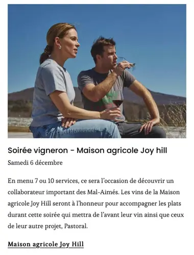 Image Ã©vÃ©nement Restaurant Les Mal-aimés