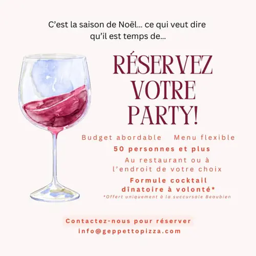 Image event Pizzeria Geppetto Beaubien