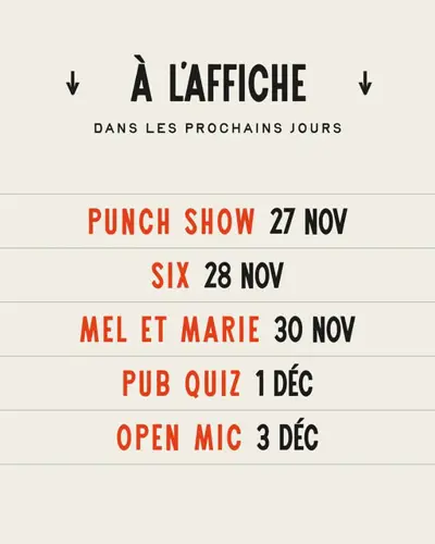 Image Ã©vÃ©nement Octave - Microbrasserie & Restaurant