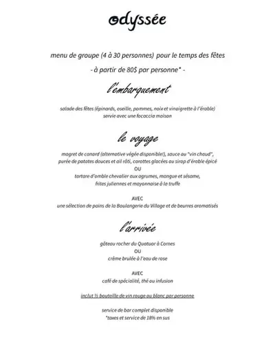 Image Ã©vÃ©nement Restaurant odyssée