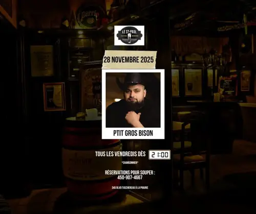 Image Ã©vÃ©nement Le St-Paul Taverne moderne