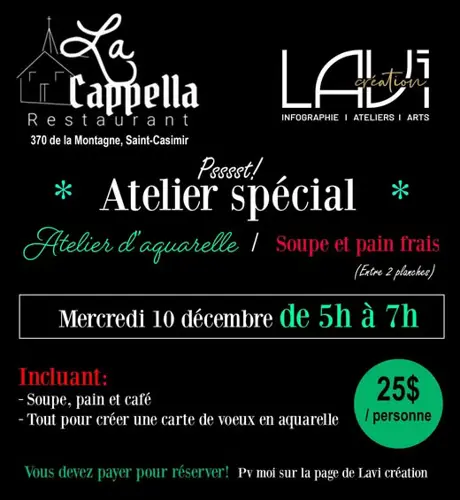 Image Ã©vÃ©nement La Cappella, Restaurant