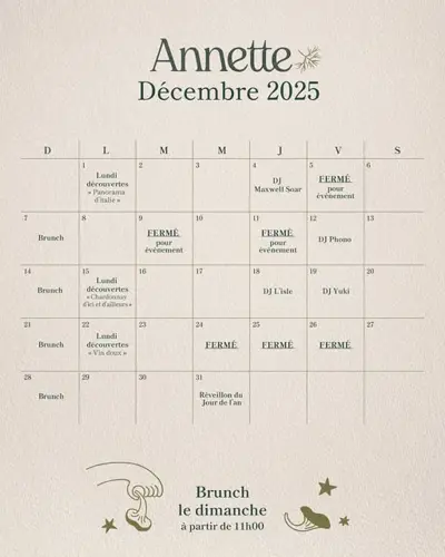 Image Ã©vÃ©nement Annette bar à vin