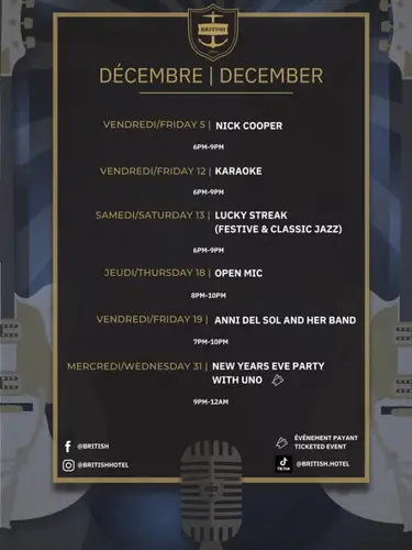 Image Ã©vÃ©nement The British Hotel, Restaurant & Pub