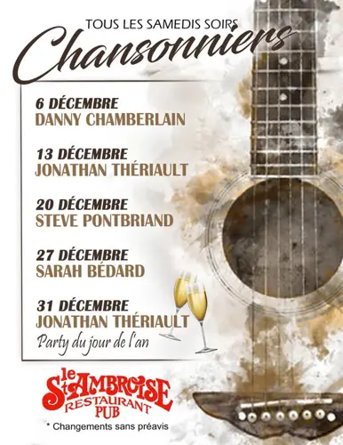 Image event Le St-Ambroise Pub