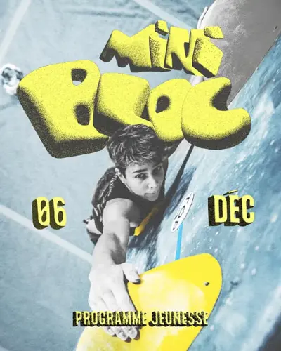 Image Ã©vÃ©nement DÉLIRE Escalade Pierre-Bertrand