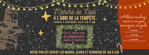 Image Ã©vÃ©nement À l'abri de la Tempête - Microbrasserie & Pub