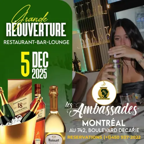 Image event Les Ambassades - Resto Bar Lounge Cote-Vertu