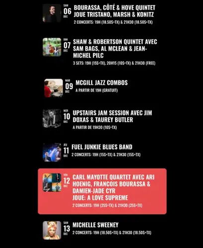 Image event Upstairs Jazz Bar & Grill