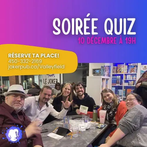 Image Ã©vÃ©nement Le Joker Pub Ludique - Valleyfield