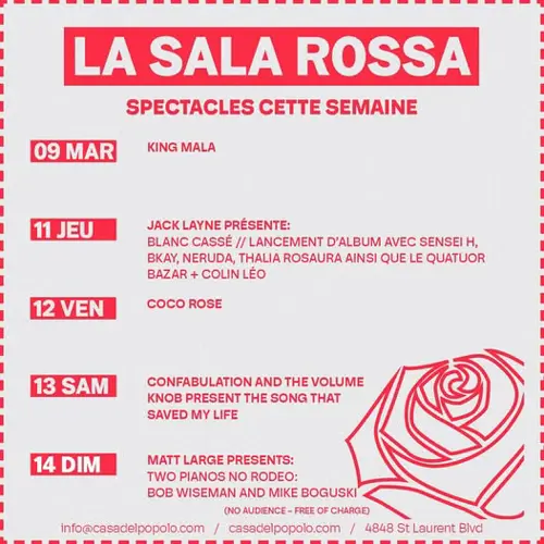 Image Ã©vÃ©nement La Sala Rossa