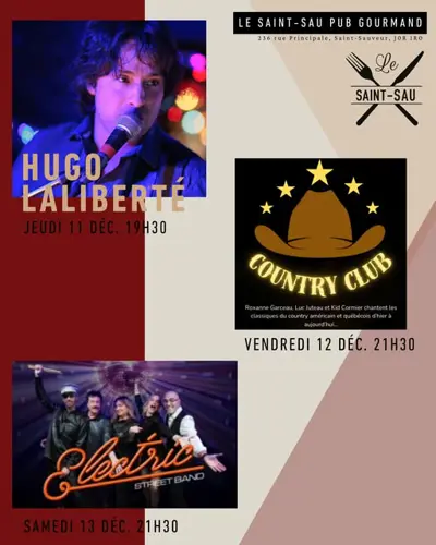 Image event Restaurant Le Saint Sau Pub Gourmand