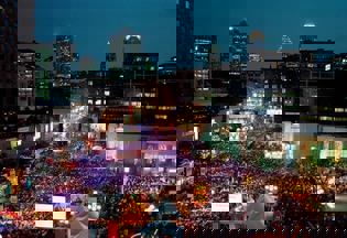 Ouverture du chalet-restaurant du Parc Lafontaine (Montréal)