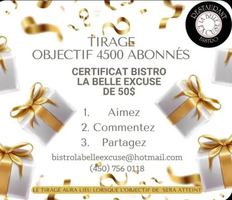 Image contest Bistro La Belle Excuse