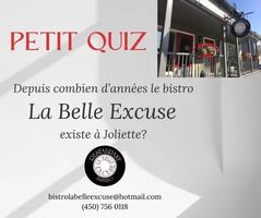 Image contest Bistro La Belle Excuse