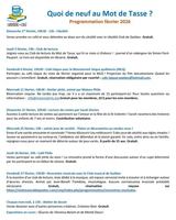 Image événement Le Mot de Tasse...librairie..cafe