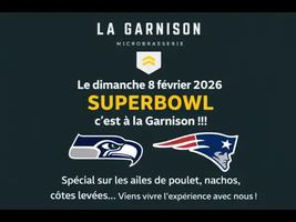 Image événement La Garnison - Microbrasserie & Resto-Pub