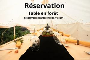 Image event Fredélys/Table en forêt