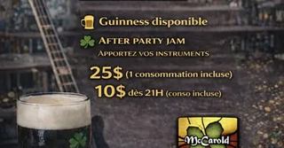 Image événement Pub McCarold