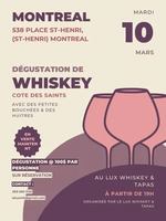 Image événement Le Lux Whiskey & Tapas