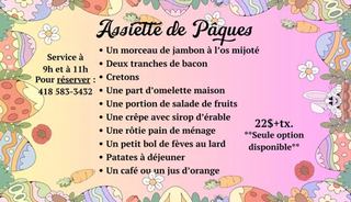 Image événement Le Saint-Crème Alma (Restaurant et Crèmerie)