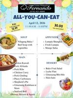 Image événement Cuisine Philippine Fernando