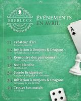 Image event Sherlock Resto Pub Ludique