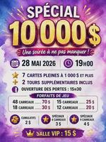 Image événement Bingo Des Laurentides Inc
