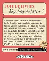 Image event Joie de Livres