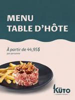 Image événement Küto - Comptoir à Tartares Mascouche