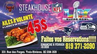 Image événement Restaurant Les Ailes Piquantes Buffalo Trois Rivières