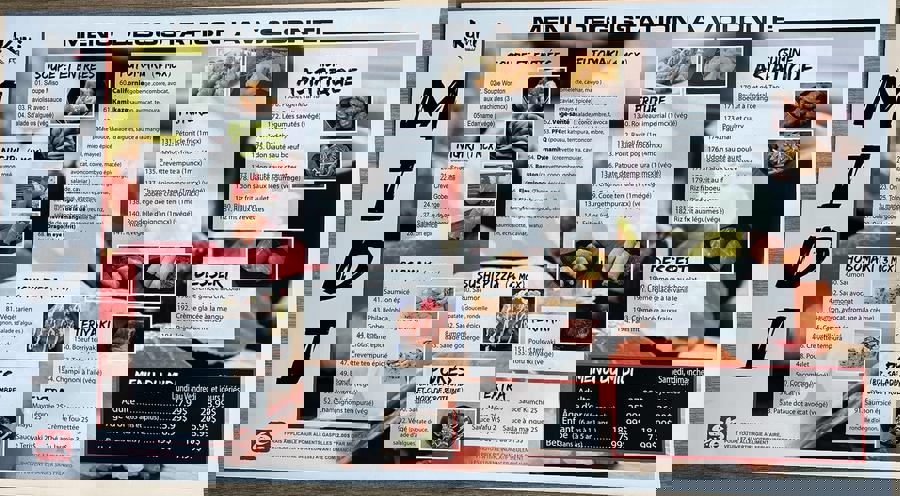 Menu Midi Sushi Kumi