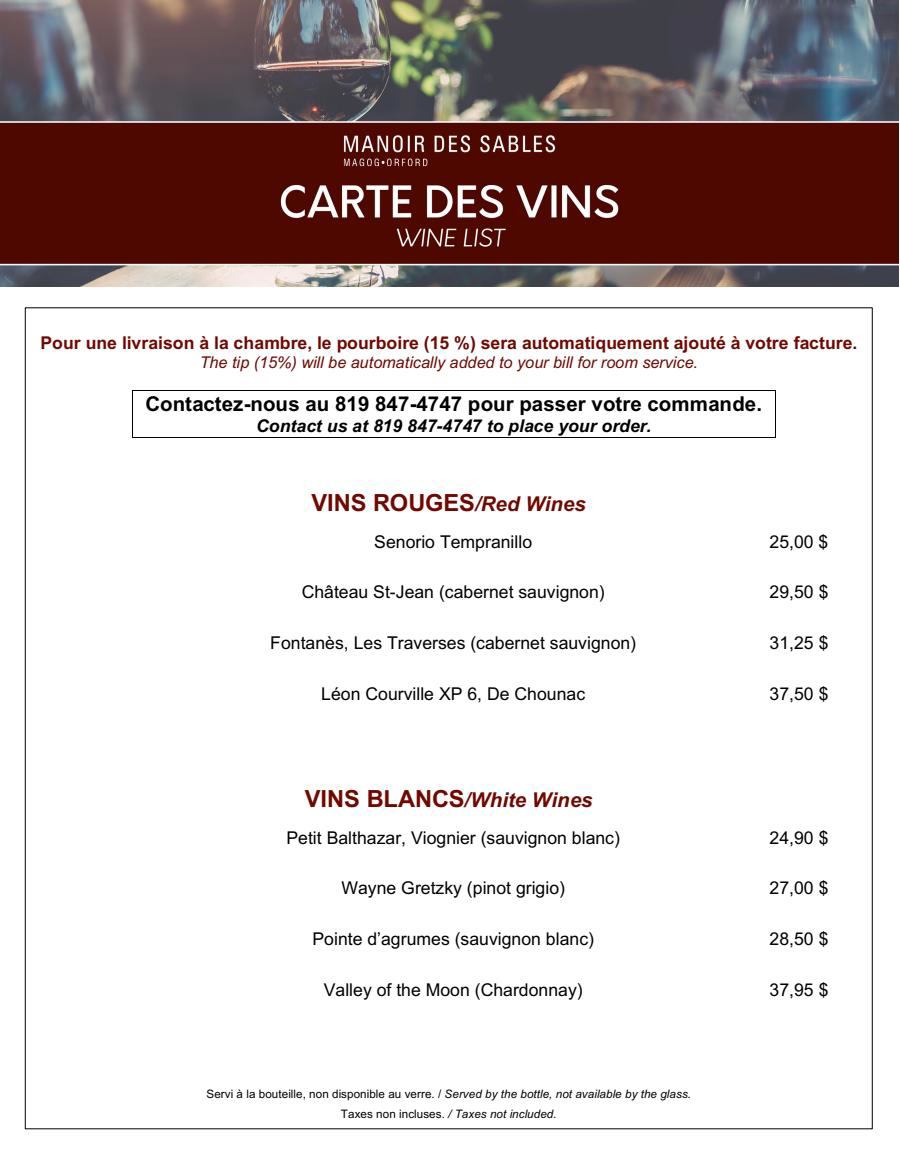 Nos vins