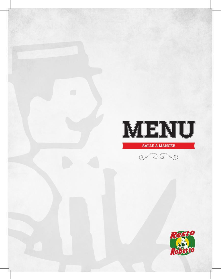 Menu salle à manger