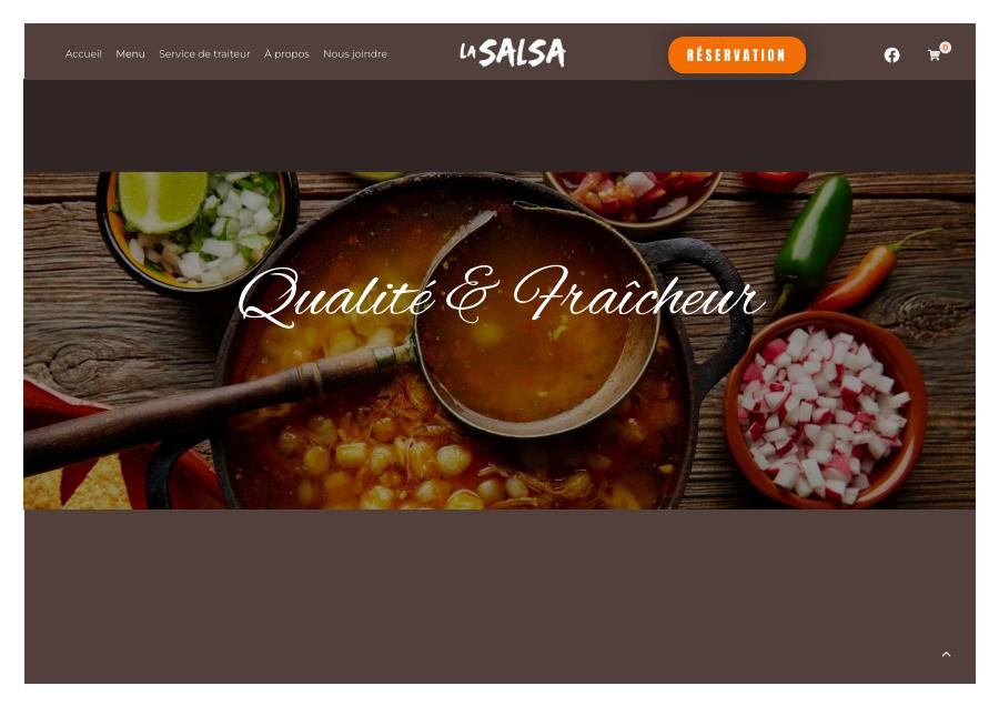 Menu La Salsa