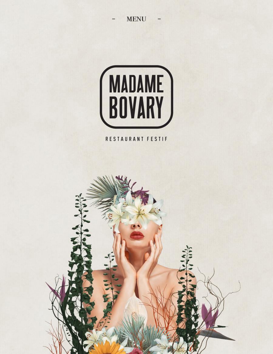 Menu Madame Bovary