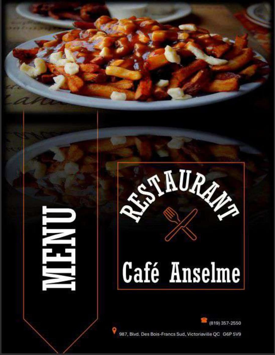Menu Café Anselme