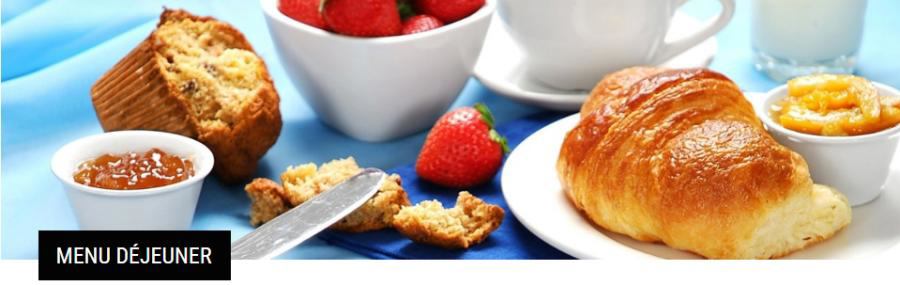 Menu déjeuner