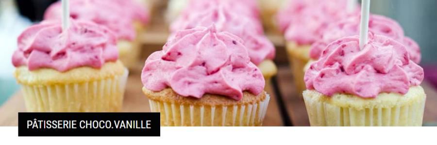 Patisserie choco-vanille