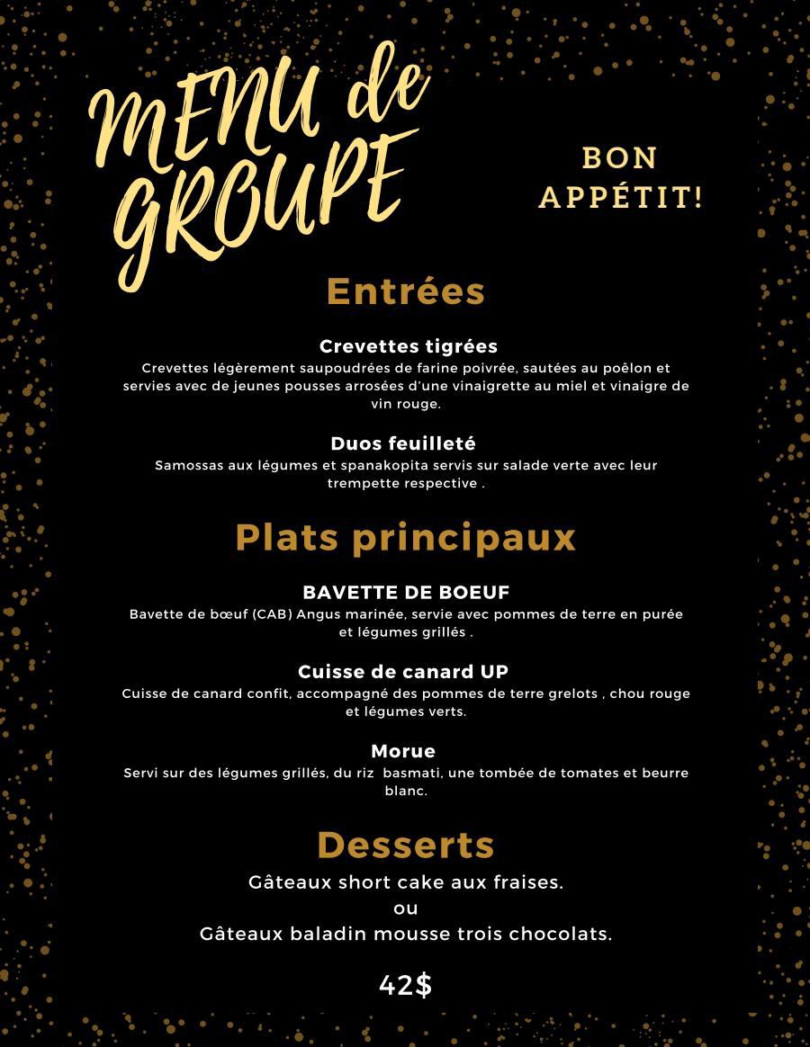 Menu groupe #2