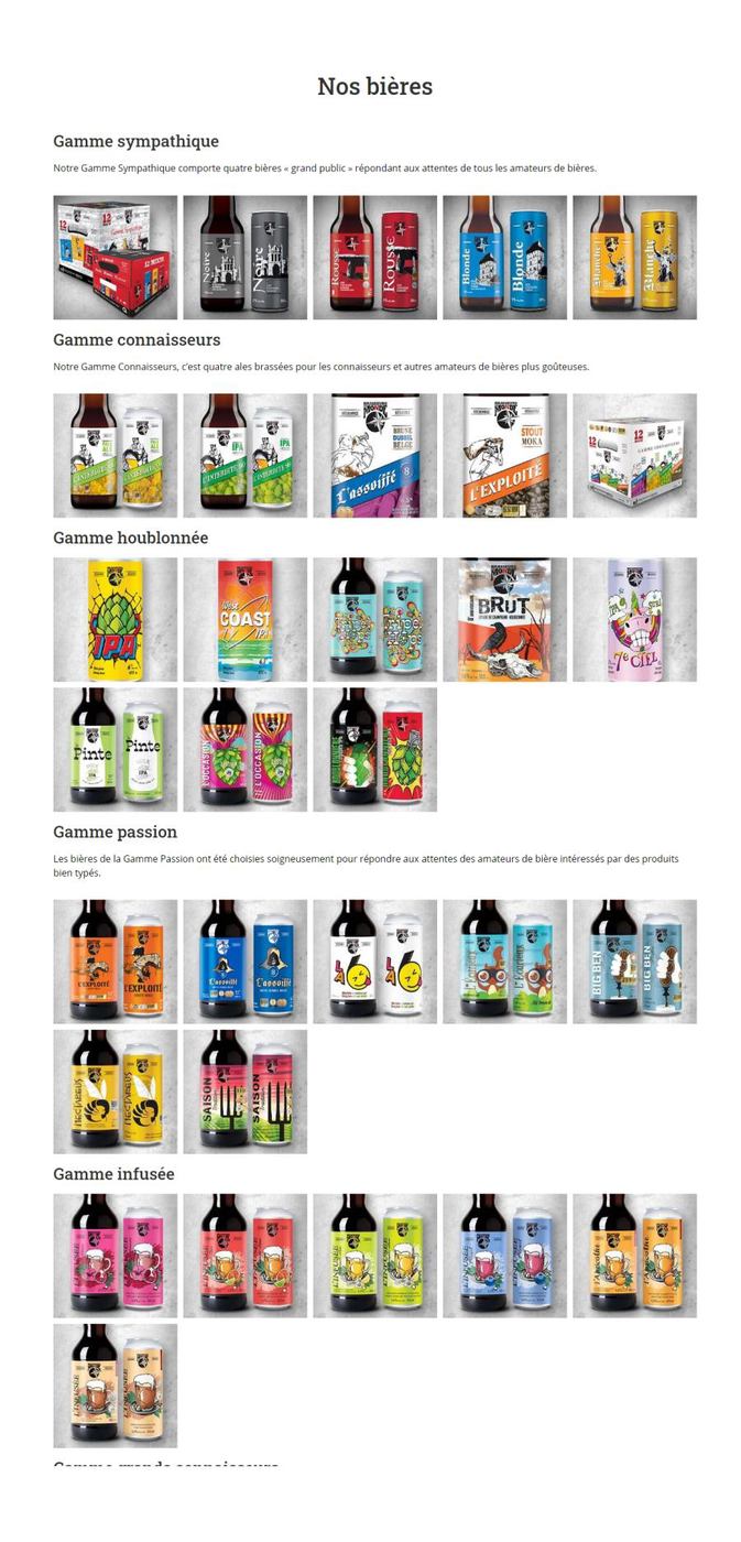 Nos bières
