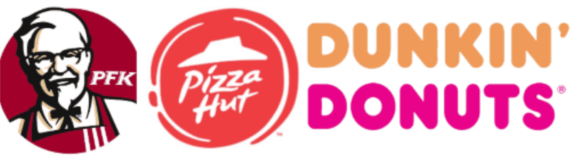 Qu’ont en commun PFK, Pizza Hut et Dunkin Donuts?