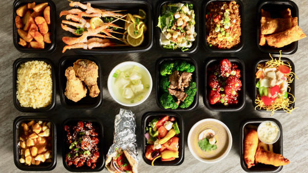 Livraison rapide : pourboires, buffets et produits de la mer