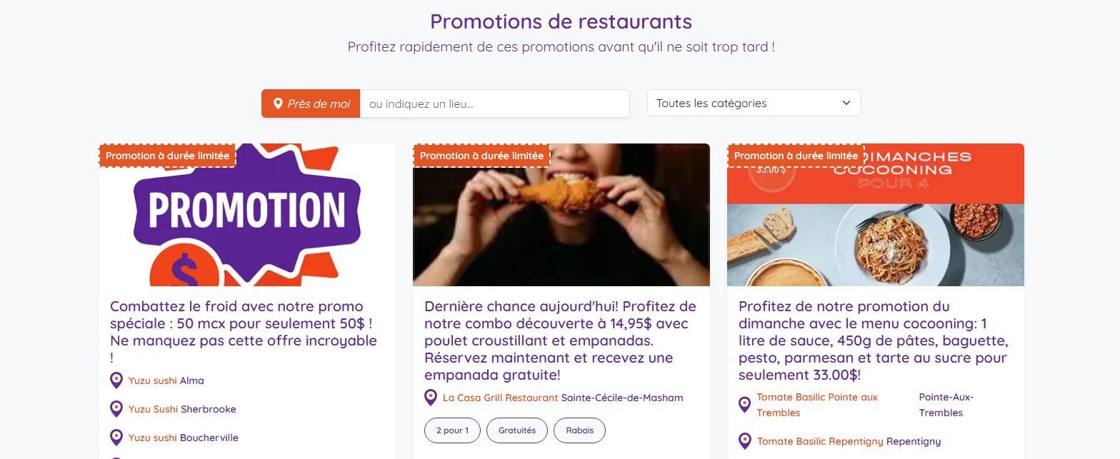Outils de promotion