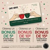 Image promotion Café Dépôt Express Hawkesbury
